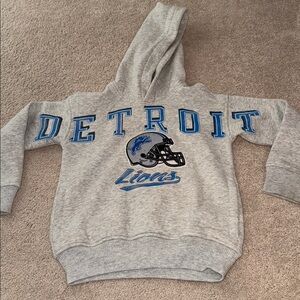 Youth unisex Gray Detroit Lions Hoodie